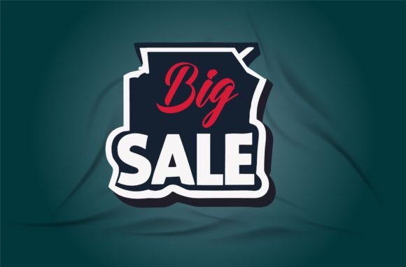 Big Sale for Black Friday Stickers