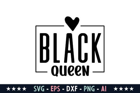 Black Queen Svg: Graphics for Crafts and Creative Design