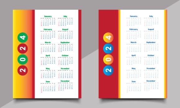 Calendar Design Template: Graphics and Freebies for Real Projects