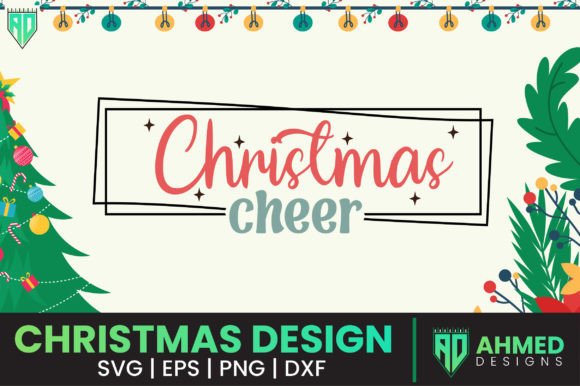 Christmas Cheer, Christmas Retro SVG