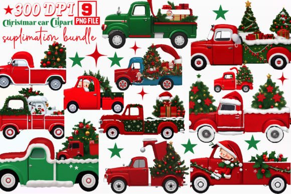 Christmas Truck Clipart Review