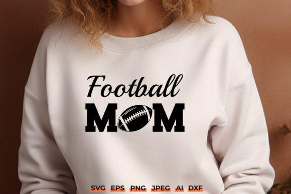 Football Mom SVG Cut File for Sports Mom