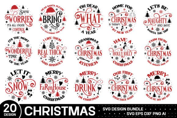 Funny Christmas Svg Bundle
