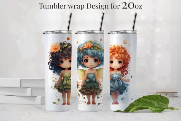 Mermaid Tumbler Design for 20oz, PNG 4