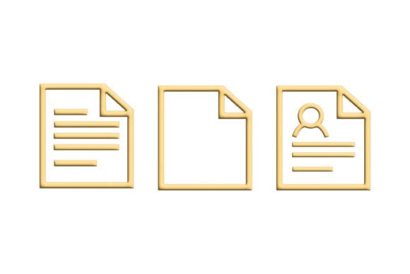 Papers Icon 3d Graphics Freebies