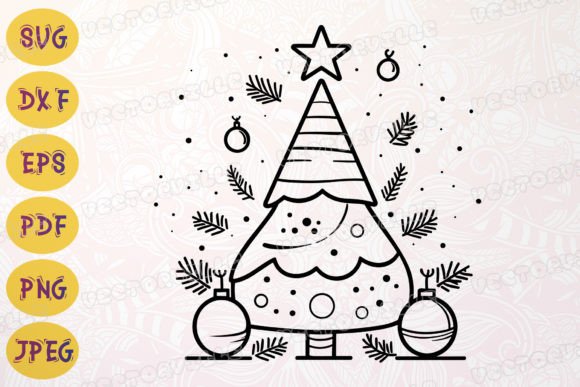 Pine Tree Outline SVG Hand Drawn Doodle Review for Real Projects