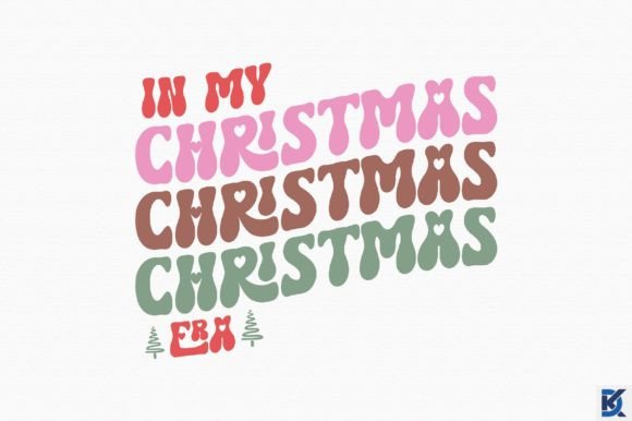 Retro in My Christmas Era SVG: Graphics & Crafts for Digital Selling