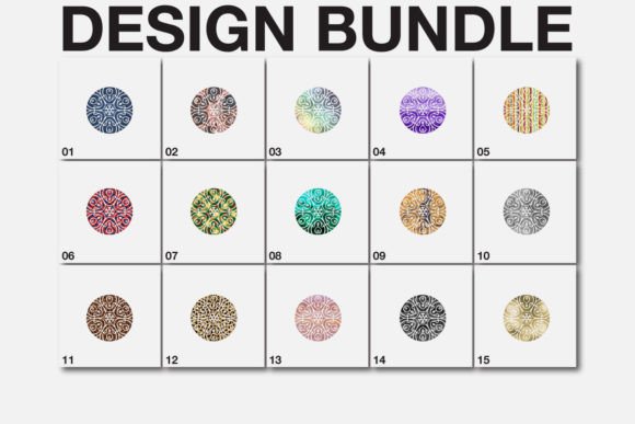 Sublimation Ornament SVG Pattern Bundle: Graphics & Freebies for Local Business