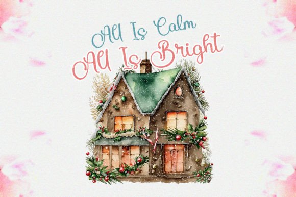 Sweet Christmas House PNG Sublimation
