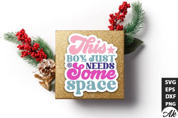 This Boy Just Needs Some Space Stickers: A Graphics Asset for Creative Publishing
