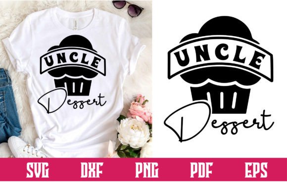 Uncle Dessert SVG Design: A Versatile Graphic for Crafts and Handmade Creations